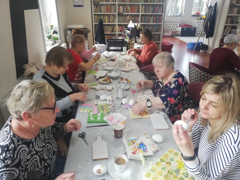 Kreatywne warsztaty dla seniorów - 7.04.2022