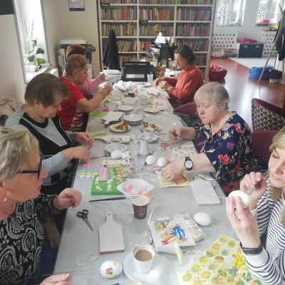 Kreatywne warsztaty dla seniorów - 7.04.2022