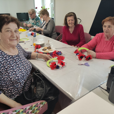 Zajęcia kreatywne dla seniorów - 11.05.2023